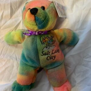 NWT Symbolz Salt Lake City  Beanie Baby Collectable Vintage 2001